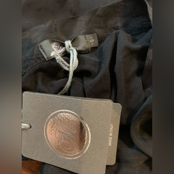 .M-MADEINITALY Silk Top S - Picture 9 of 11